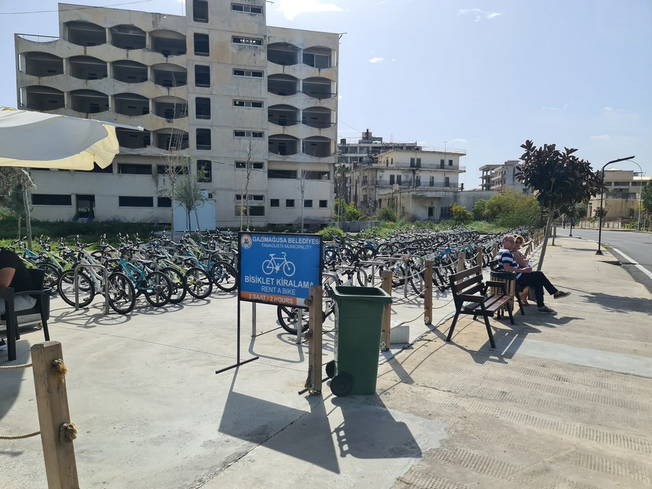 . Rent a bicycle Varosha