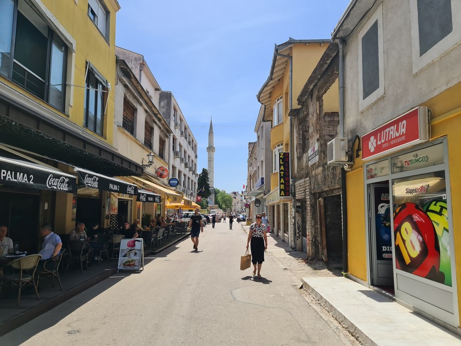 Strada pietonala Mostar