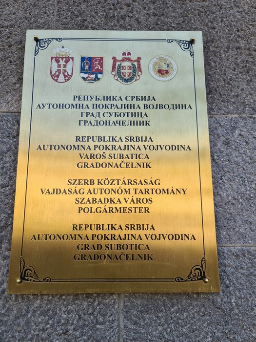 Patru limbi oficiale Subotica