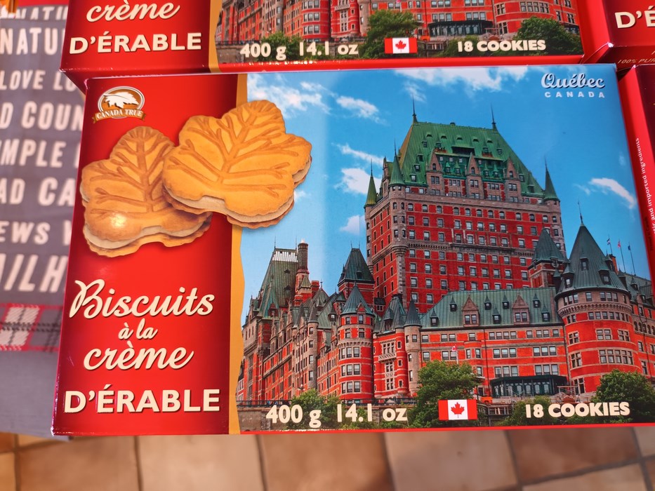 Biscuiti cu crema de sirop de artar