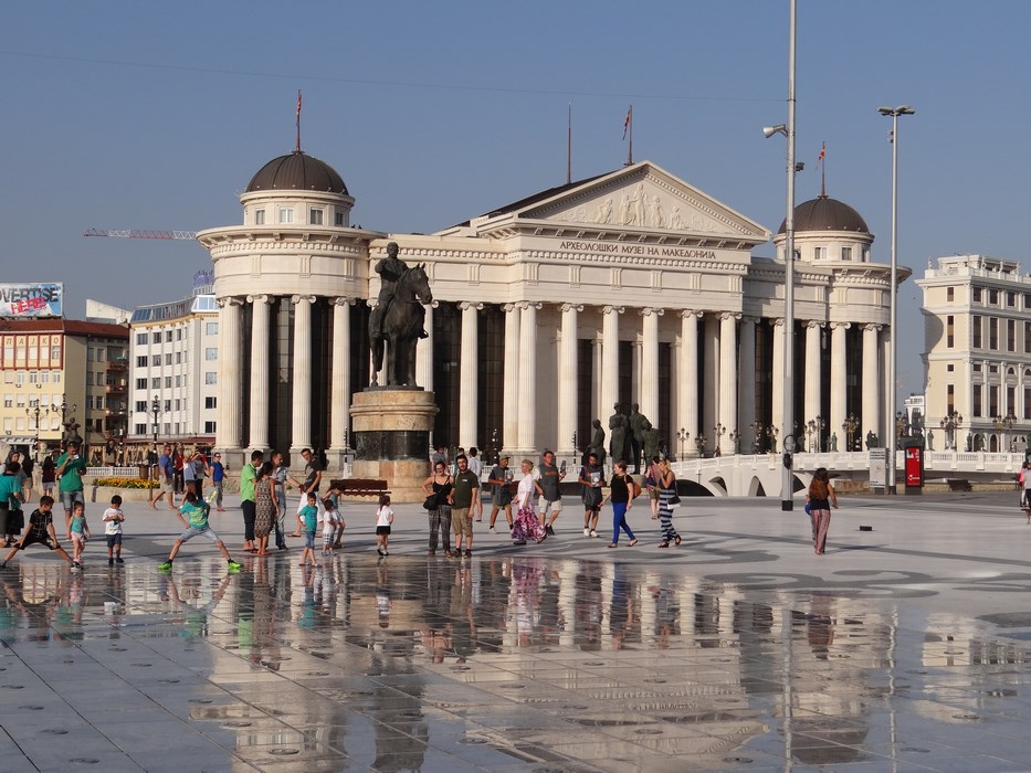 Macedonia Square Skopje Macedonia de Nord