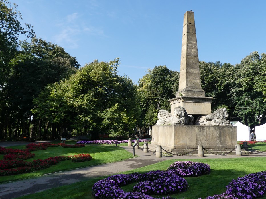 Monumentul cu lei Parcul Copou