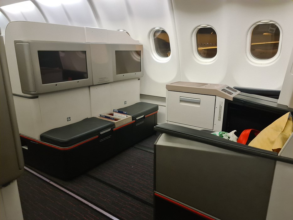 Scaun business class Turkish Airlines