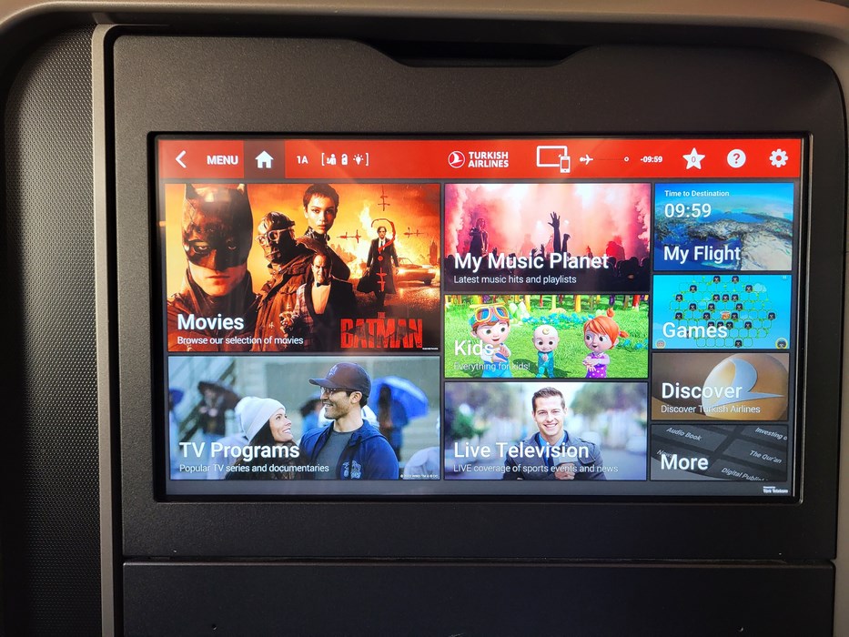 Entertainment Turkish Airlines