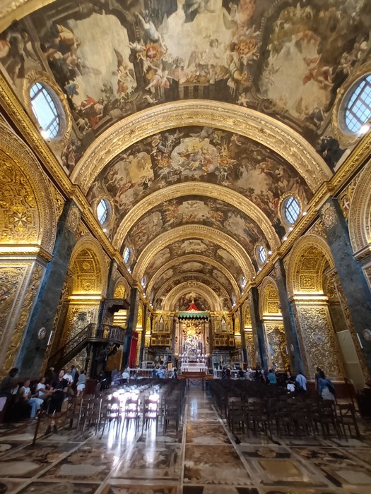 Catedrala La Valletta interior