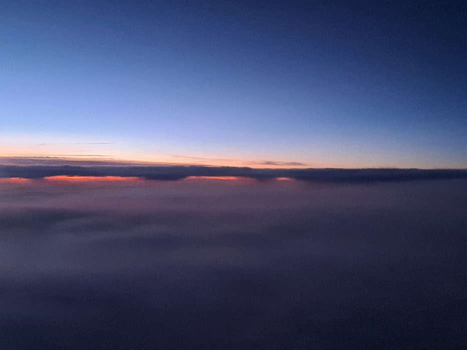 Rasarit soare avion