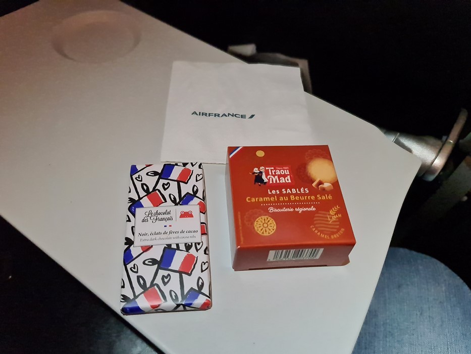 Snacks Air France business class