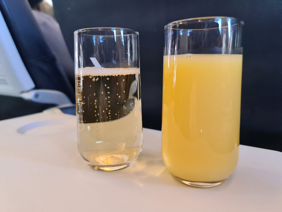 Champagne and juice