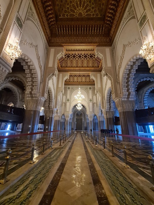 Interior Moschee Hassan II Casablanca