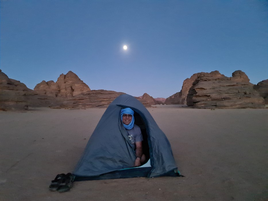 Cort in desert