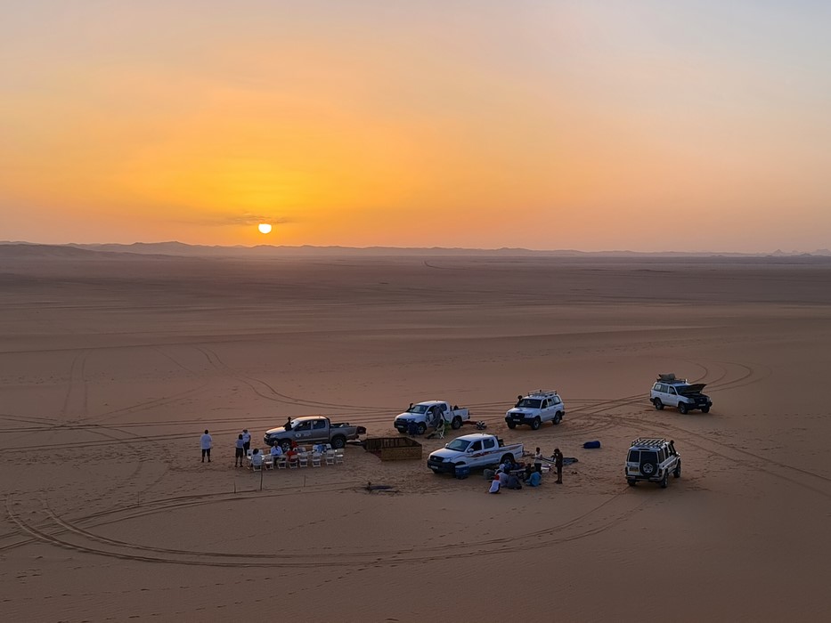 Apus de soare Sahara