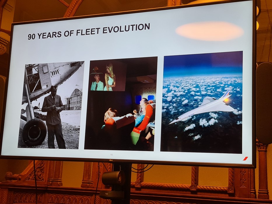 Evolutia flotei Air France