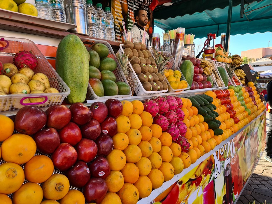 Sucuri de fructe Marrakech