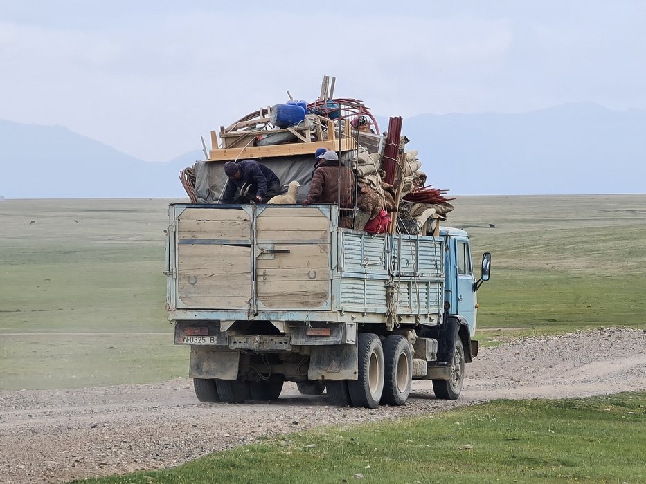 Transport yurte