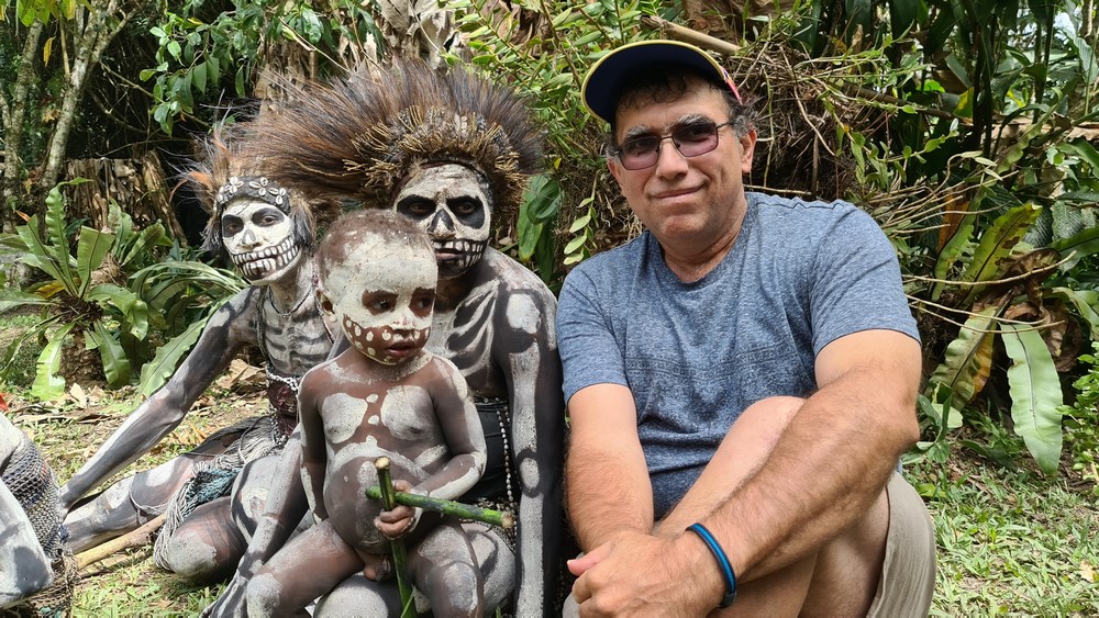 Skeleton tribe Papua