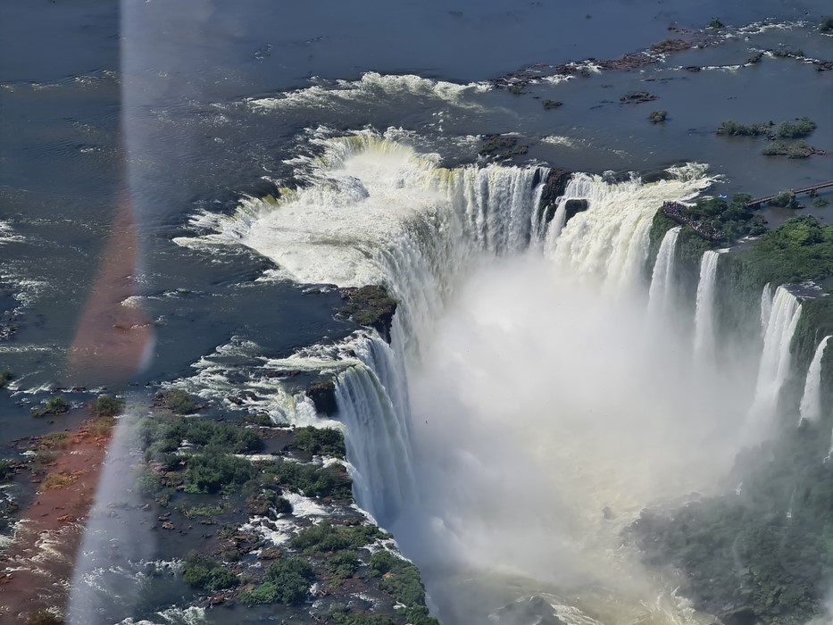 Iguazu din elicopter