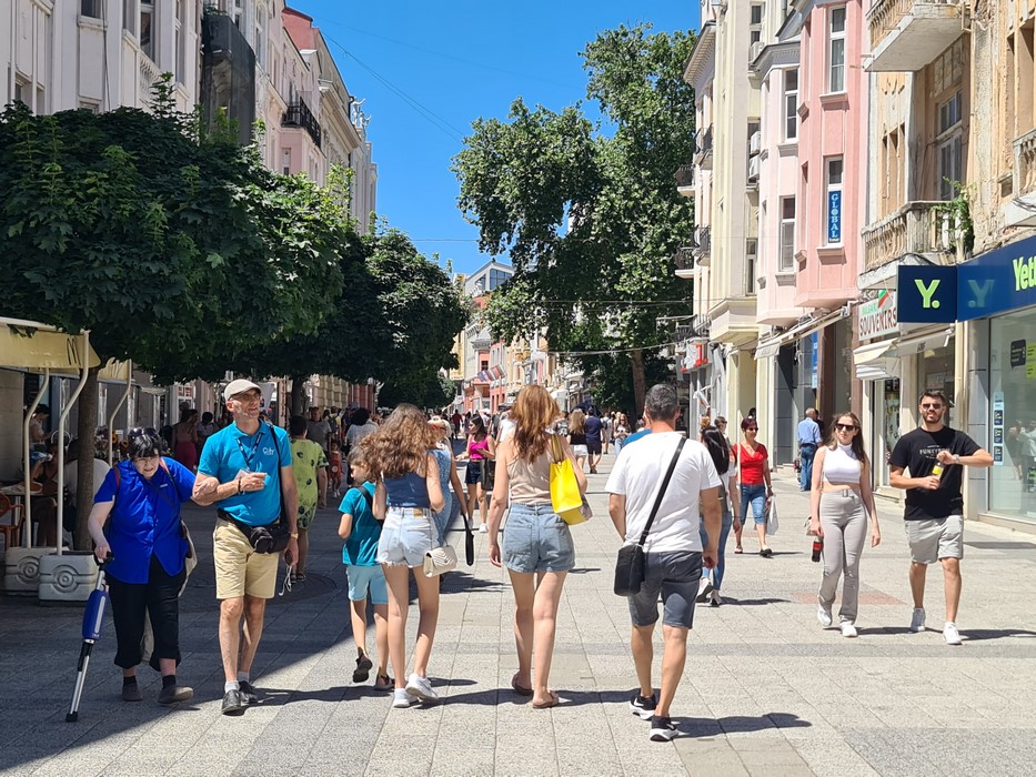 Zona pietonala Plovdiv