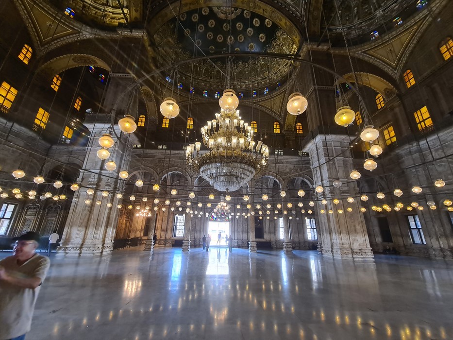 Interior Muhamad Ali Mosque Cairo