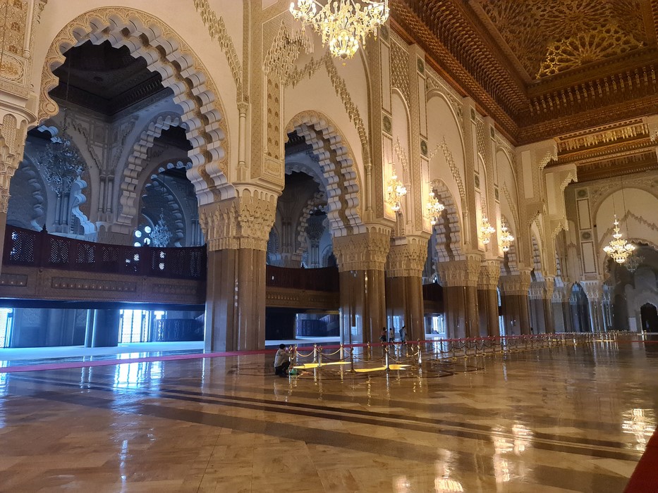 Interior moschee Casablanca
