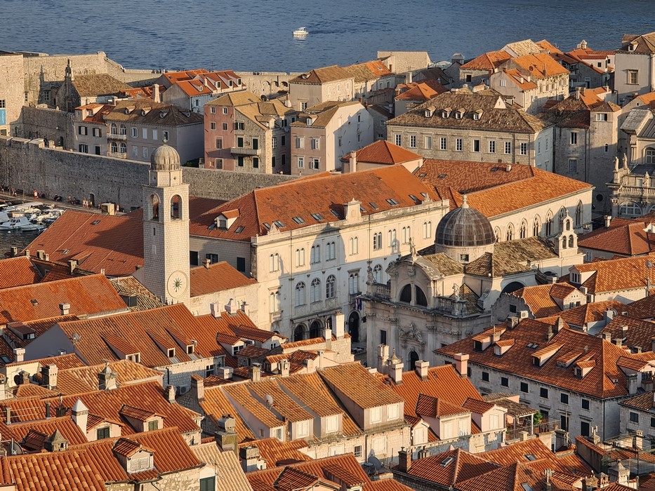 Panorama de pe ziduri Dubrovnik