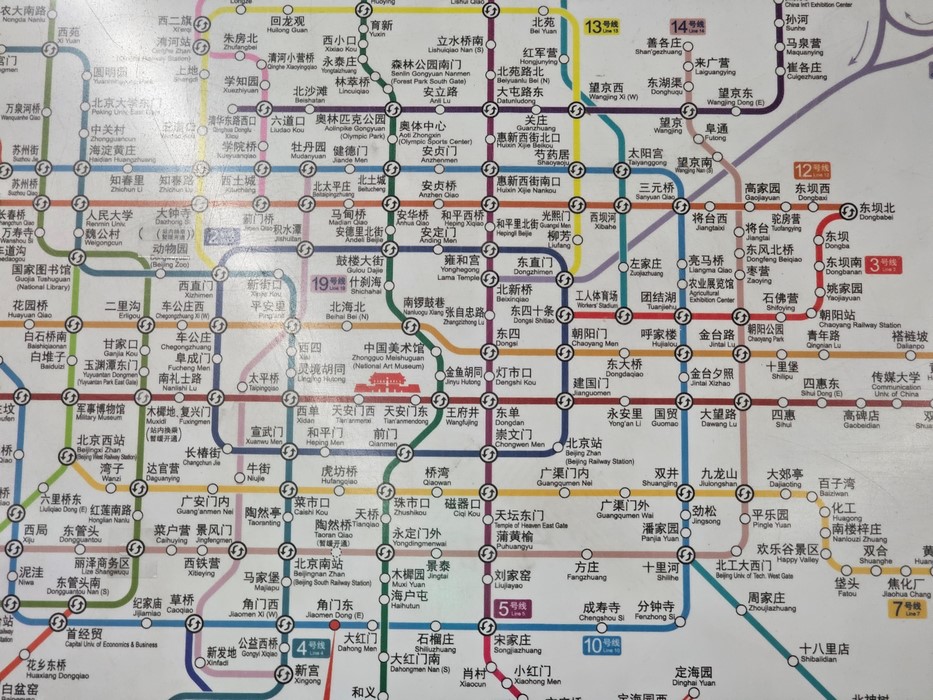 Harta metrou Beijing
