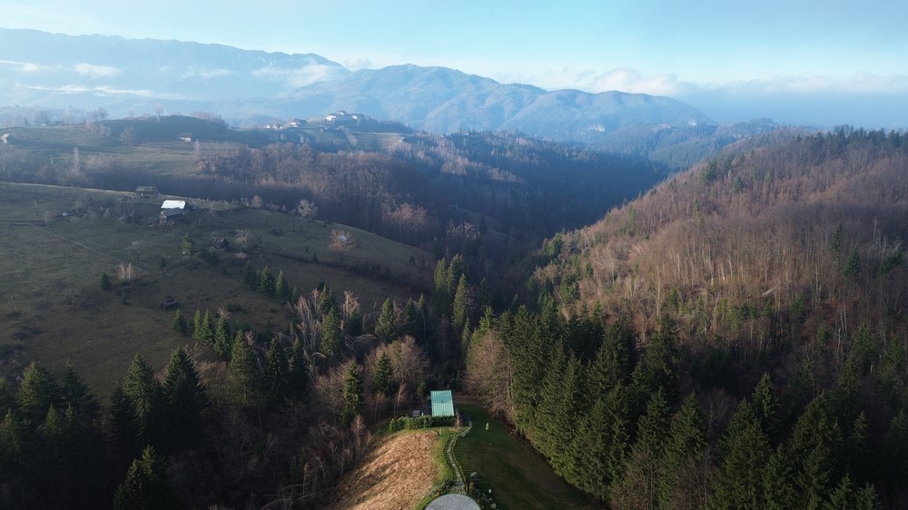 Piatra Craiului vazut din Sirnea