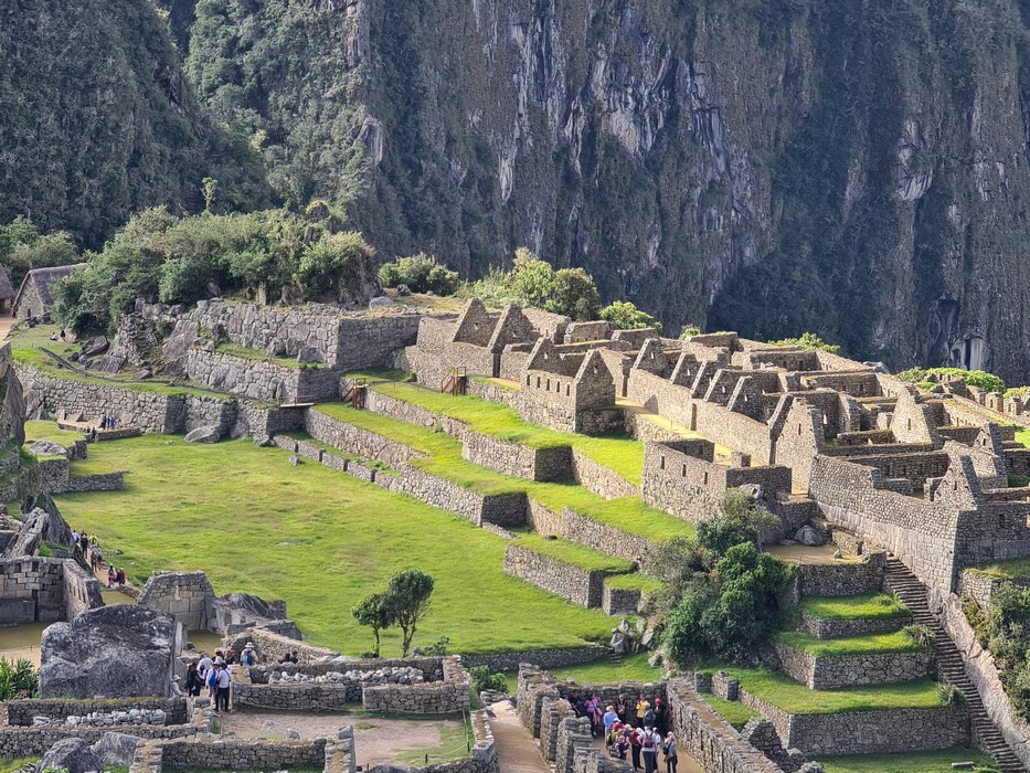 Piaza centrala Machu Picchu