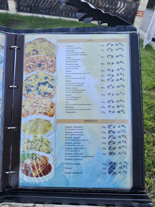 Preturi restaurante Nisipuri